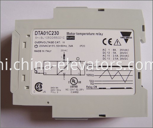 Motor Temperature Relay for ThyssenKrupp Escalators DTA01C230